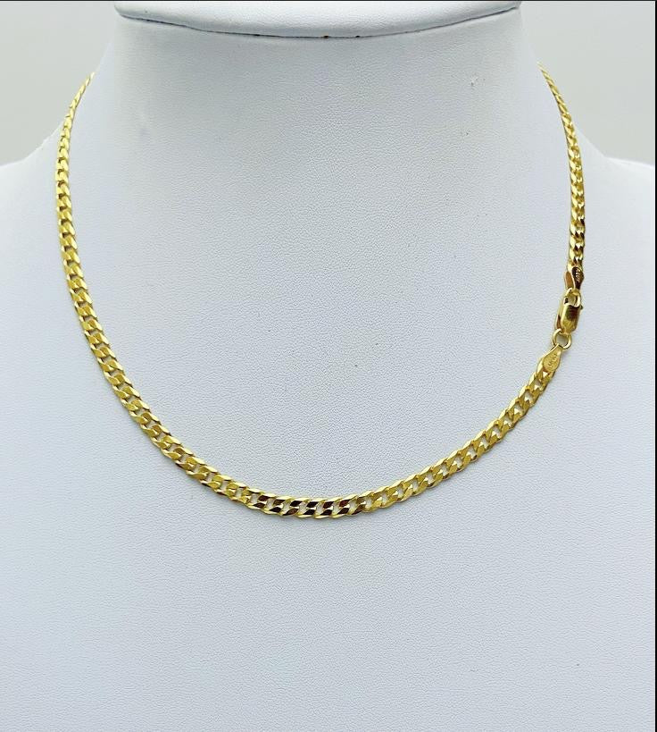 Cubana Miami 3MM Plata 925 Italy