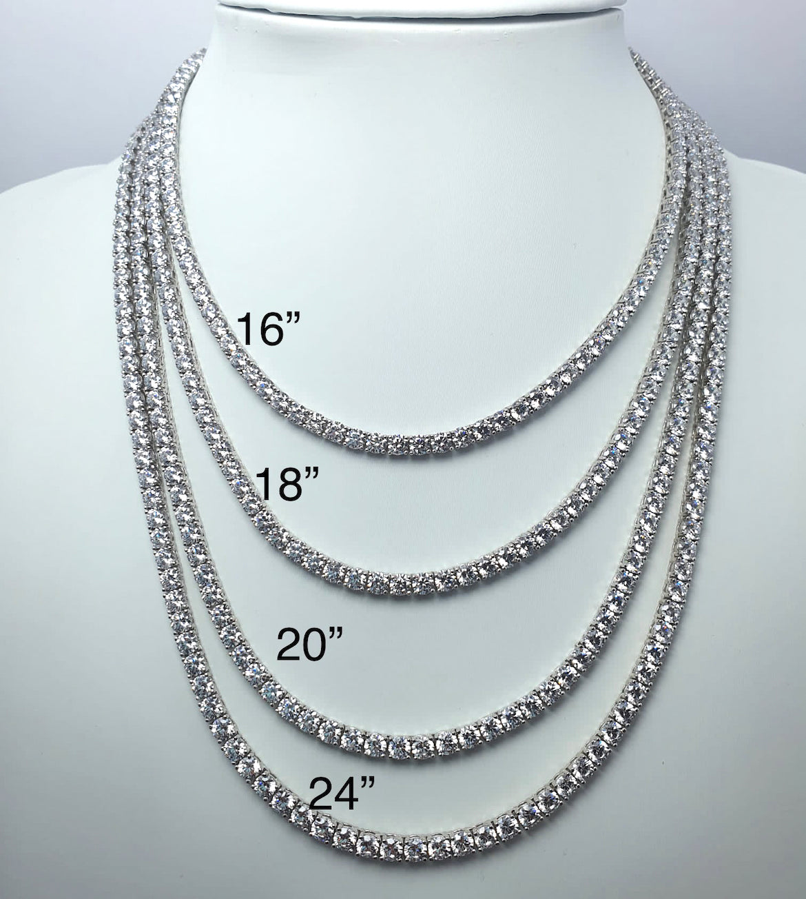 Tennis Chain Plata 925