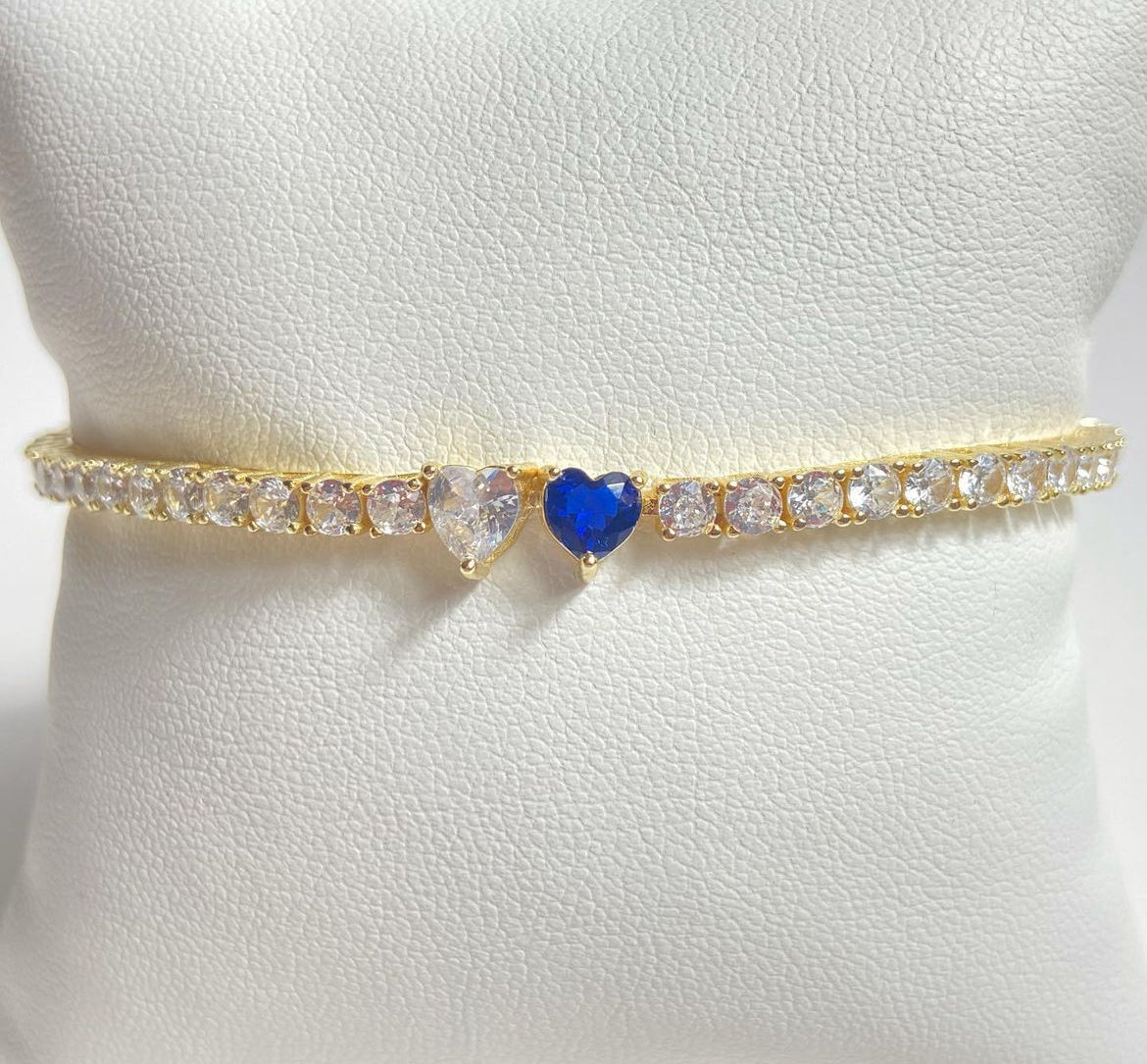 Pulsera Tennichain Con 🤍💙,Plata 925 Italy
