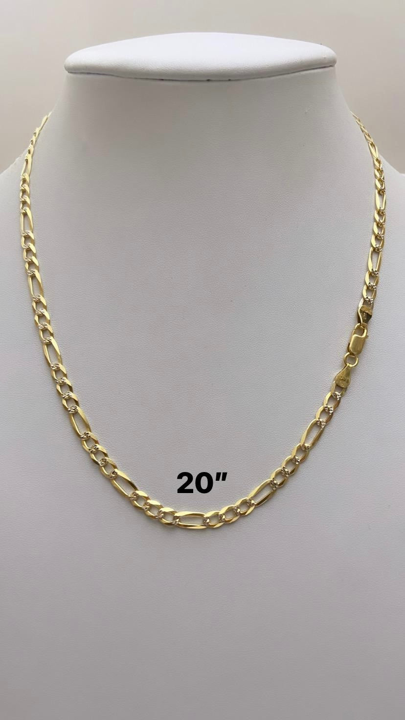 Figarochain + Pulsera 2 Tonos,Plata 925 Italy