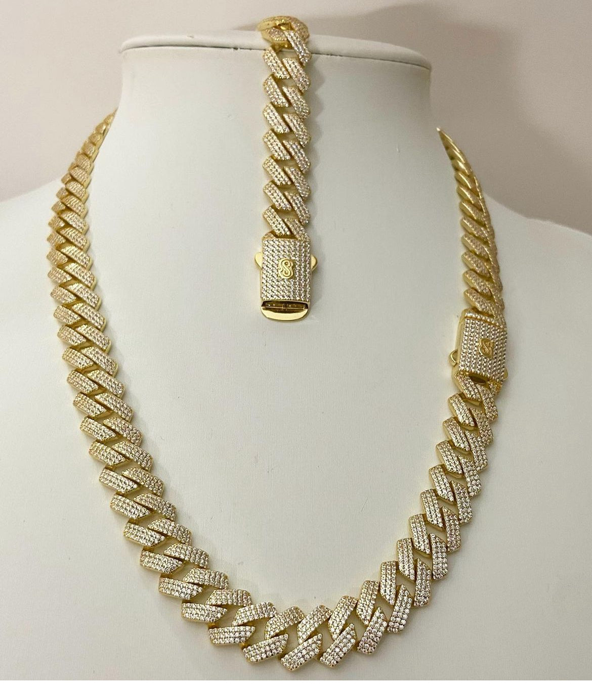 SET CUBANA MÓNACO PLATA 925