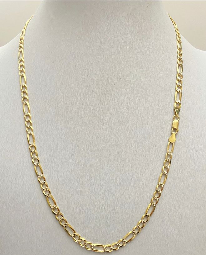 Figarochain + Pulsera 2 Tonos,Plata 925 Italy