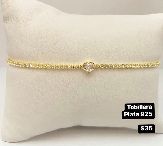 Tobillera ❤️ Plata 925