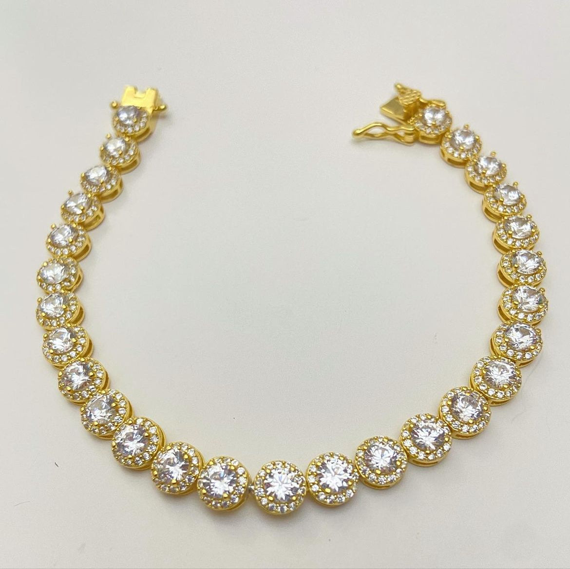Pulsera Tennis Plata 925 Italy