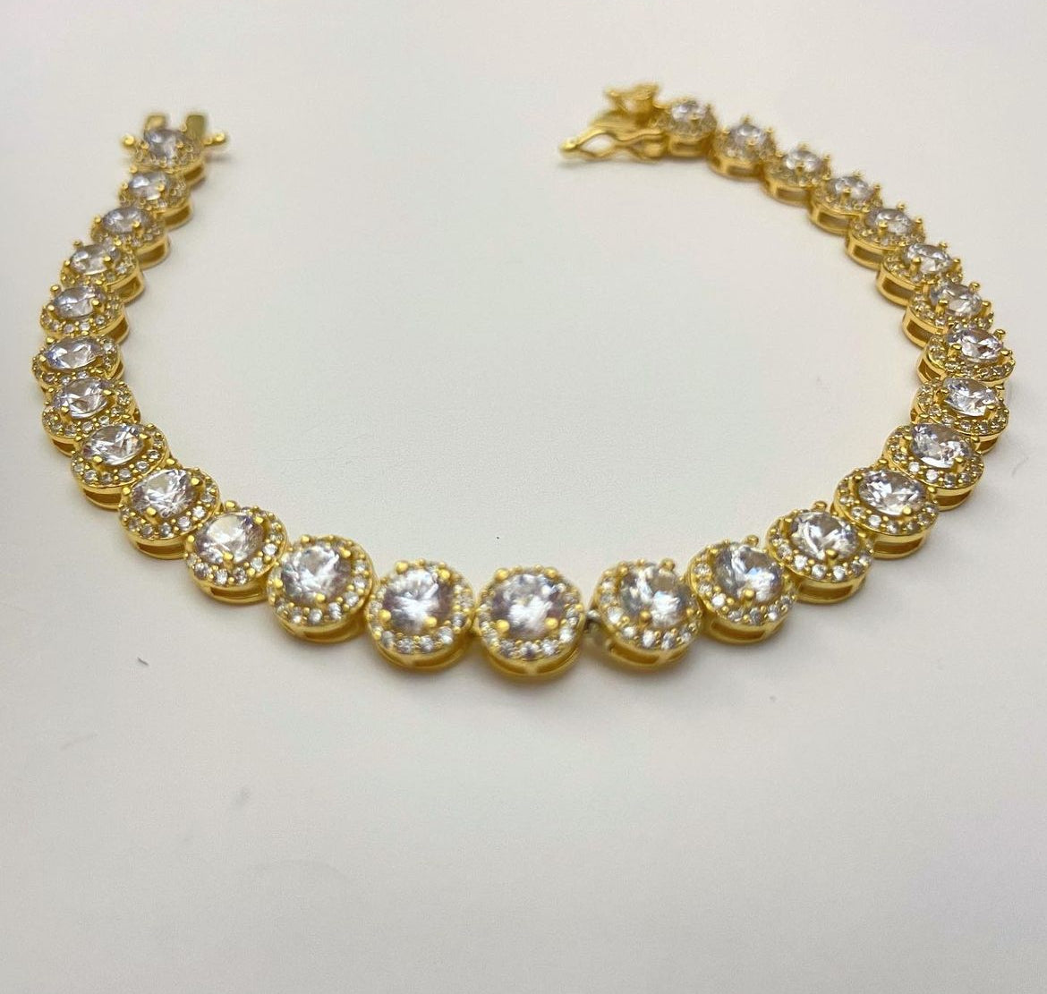 Pulsera Tennis Plata 925 Italy