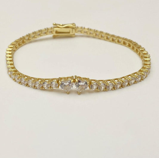Pulsera Tennichain Con 🤍🤍 Plata 925 Italy