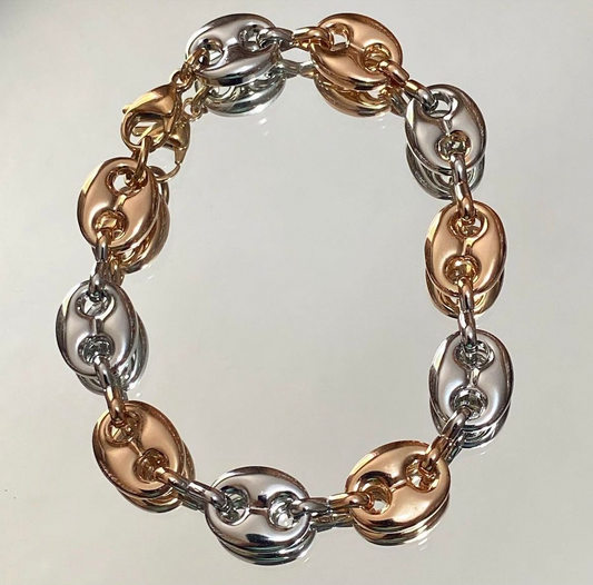 Pulsera Dos Tonos